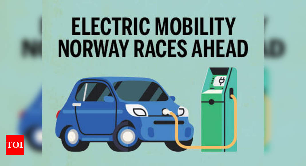 Infographic Norway leads in electric vehicle adoption Times of India