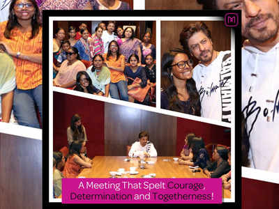 Shah Rukh Khan spends a wonderful afternoon with acid attack survivors on Thursday