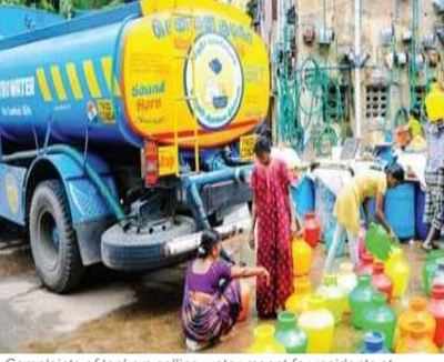 Booked a Metrowater tanker? You may have to wait for 20 days