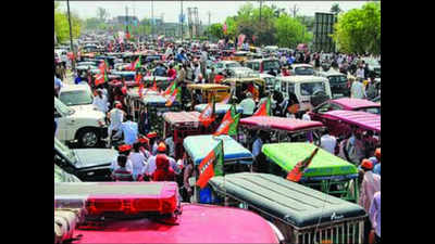 Low turnout, traffic snarls mark BJP’s first big rally