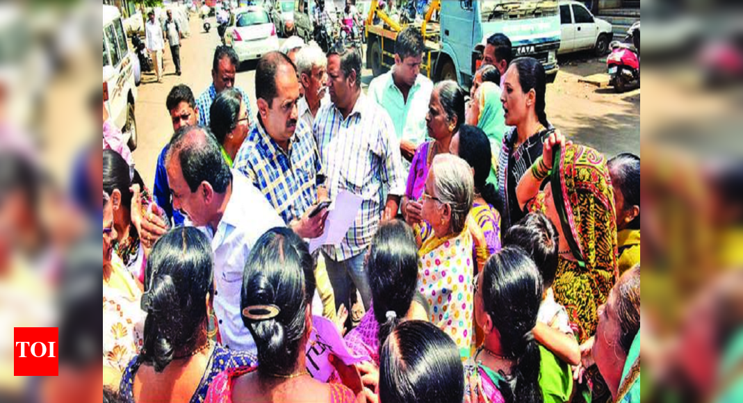 Kolhapur citizens protest poor water supply Kolhapur News Times of