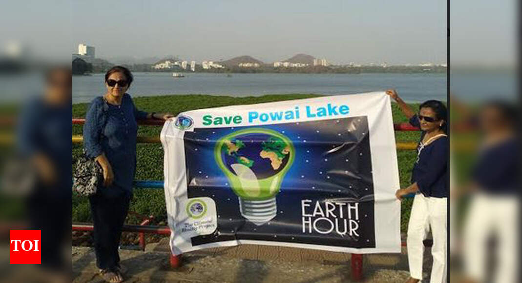 Mumbai: Powai locals demand lake cleanup during Earth Hour event ...