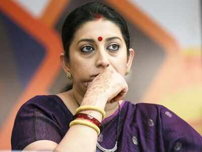 Those who don't bow before Ram won't get bhakts' votes​: Smriti Irani
