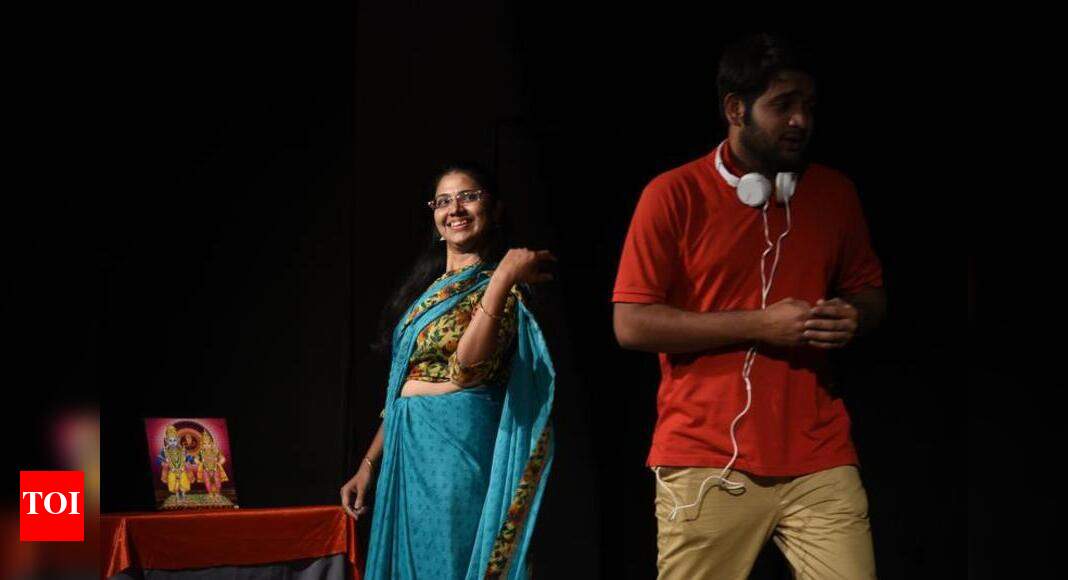 Divorce, frustration in love highlighted in dramas Nagpur News