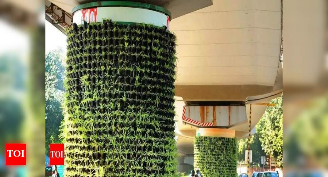 Corpn to set up vertical gardens at Rs 7cr on flyovers and skywalks