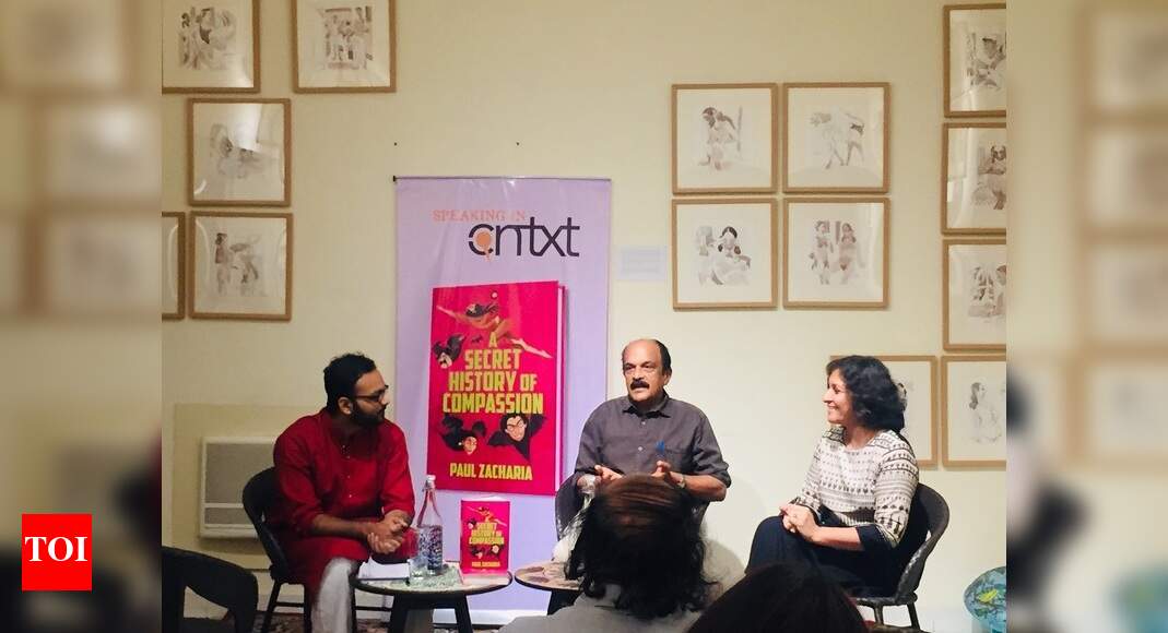 Paul Zacharia releases his first English novel in Delhi Times of India