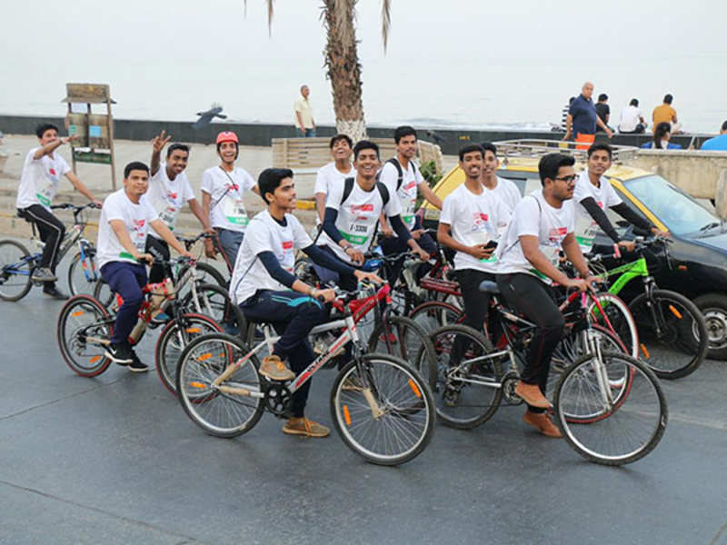 Mumbaikars cycled to raise awareness for mental health