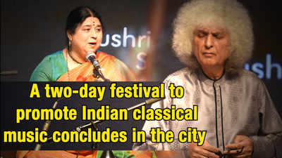 A two-day festival to promote Indian classical music concludes in the city