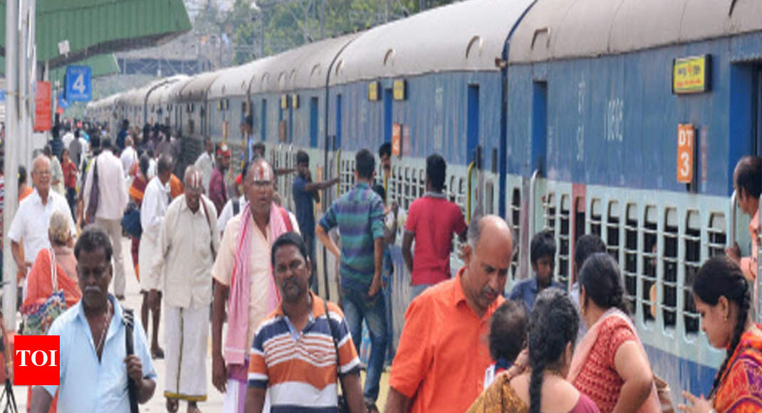 Cancellation of trains for freight traffic irks passengers Trichy