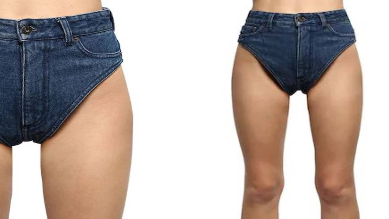 Denim underwear: Y/Project, Paris brand, is selling a pair of