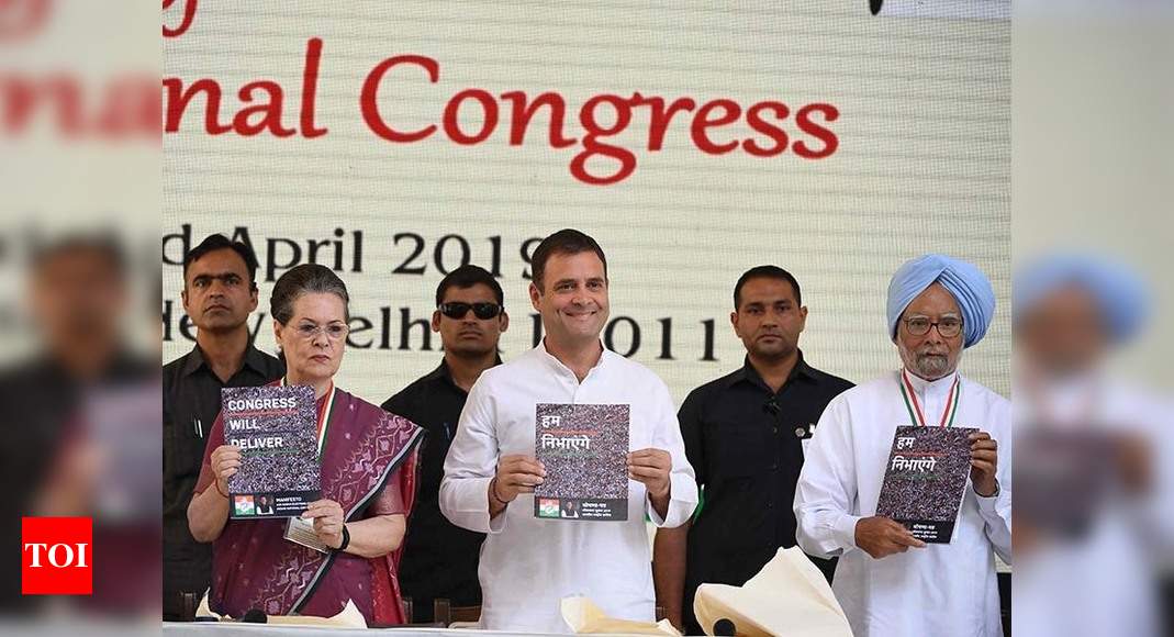 Congress Election Manifesto Congress In Its Manifesto Promises To