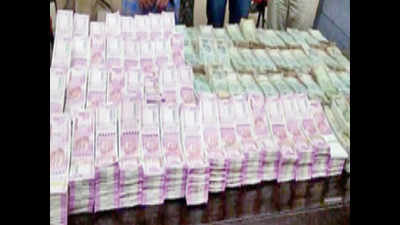Unaccounted Rs 45 lakh cash seized from man