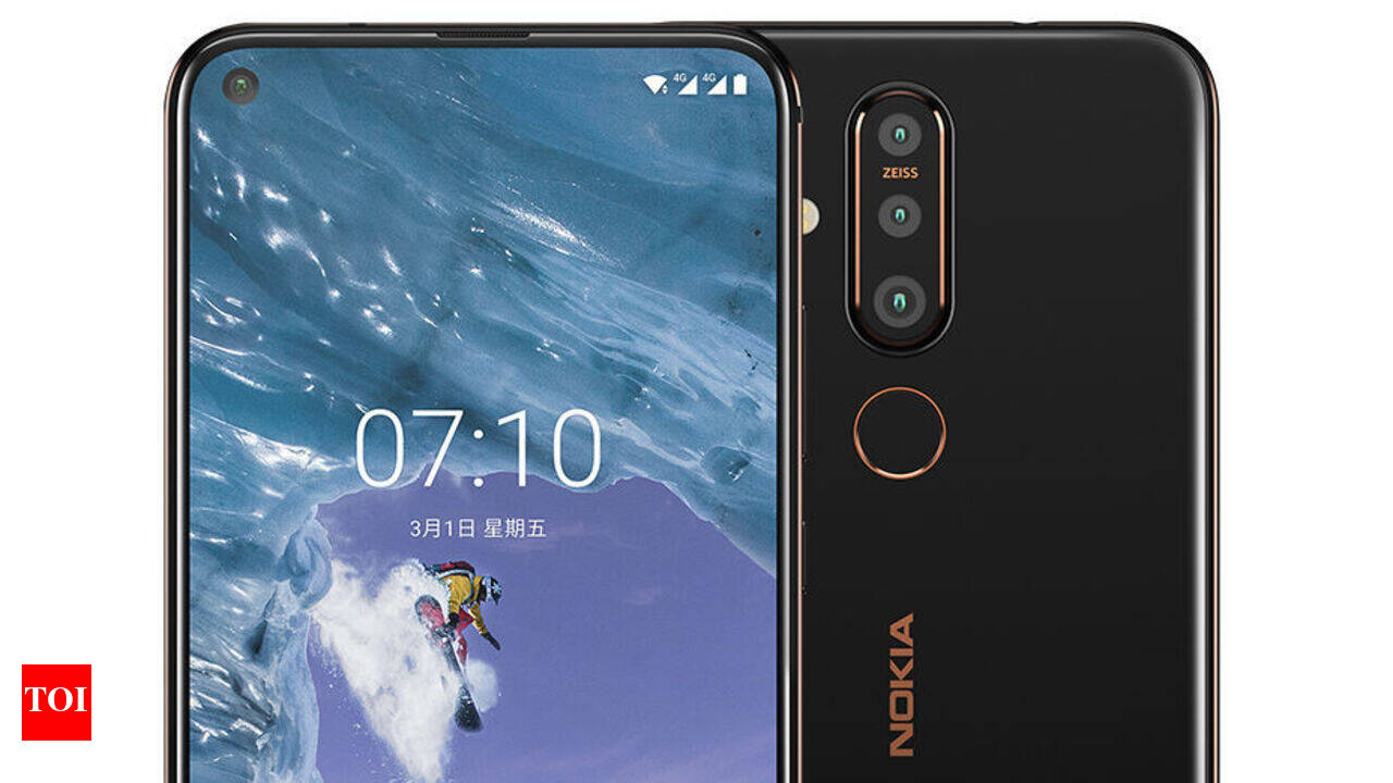 Nokia X71: Nokia X71 with punch hole camera and triple rear camera 
