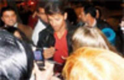 Hrithik's back after a fight with SRK