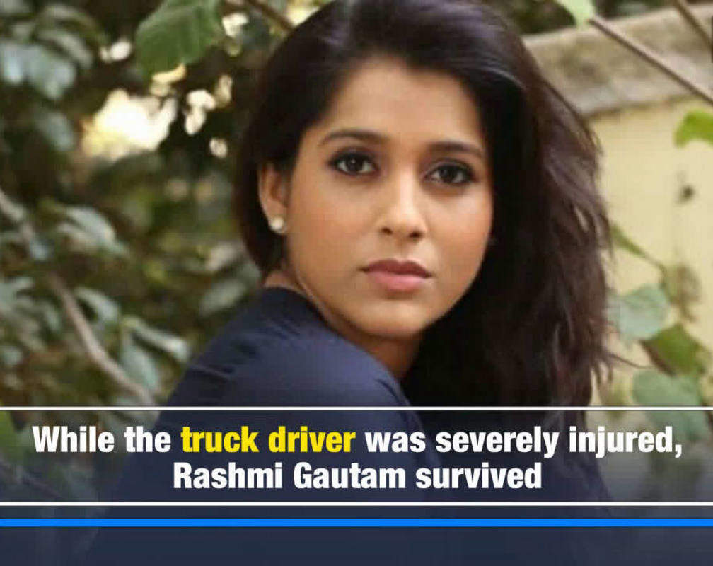 
TV host Rashmi Gautam’s car hits a man; blames the bystanders for not helping them
