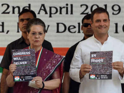 Sonia Gandhi didn't like Congress manifesto's dark cover