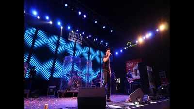 Singer Shaan performed in the city recently