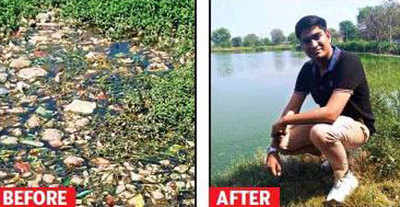 26-yr-old engineer brings 10 ponds back to life