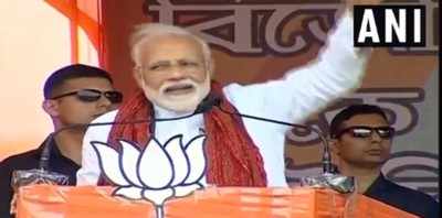 PM Modi at Cooch Behar criticizes Didi's Ma mati Manus for being anti-people