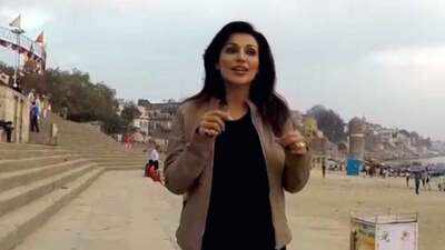 The morning Ganga Arti at Assi Ghat was so blissful: Flora Saini