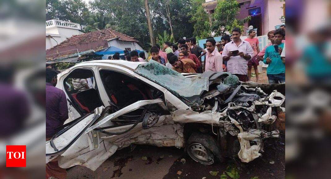 Five killed in car crash near Pala | Kochi News - Times of India