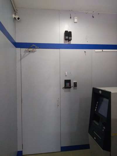Camera at ATM installed at spying position