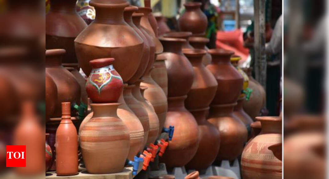 With mercury soaring, earthen pots make a comeback Mysuru News