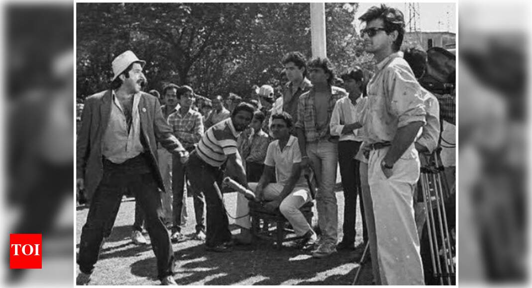 Take a trip down memory lane with this picture taken during the shoot