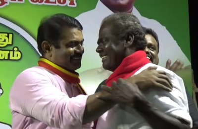 Lok Sabha elections: CPI candidate attends Naam Tamilar Katchi meeting, appreciates Seeman’s speech
