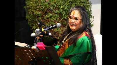 Usha Uthup performs at Taj MG Road, Bengaluru