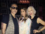 Natasha Poonawalla, Mozez Singh and Christian Louboutin 