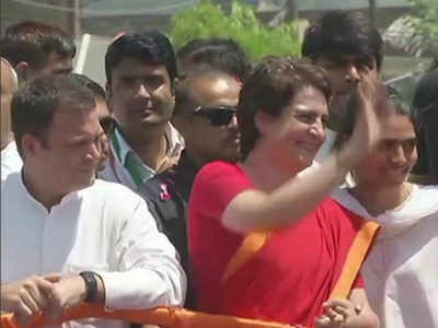 Rahul Gandhi embarks on roadshow in Amethi ahead of filing nomination