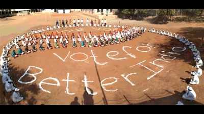 Students come together to create awareness about voting