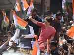 Priyanka Gandhi holds mega roadshow in Saharapur