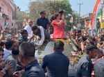 Priyanka Gandhi holds mega roadshow in Saharapur 