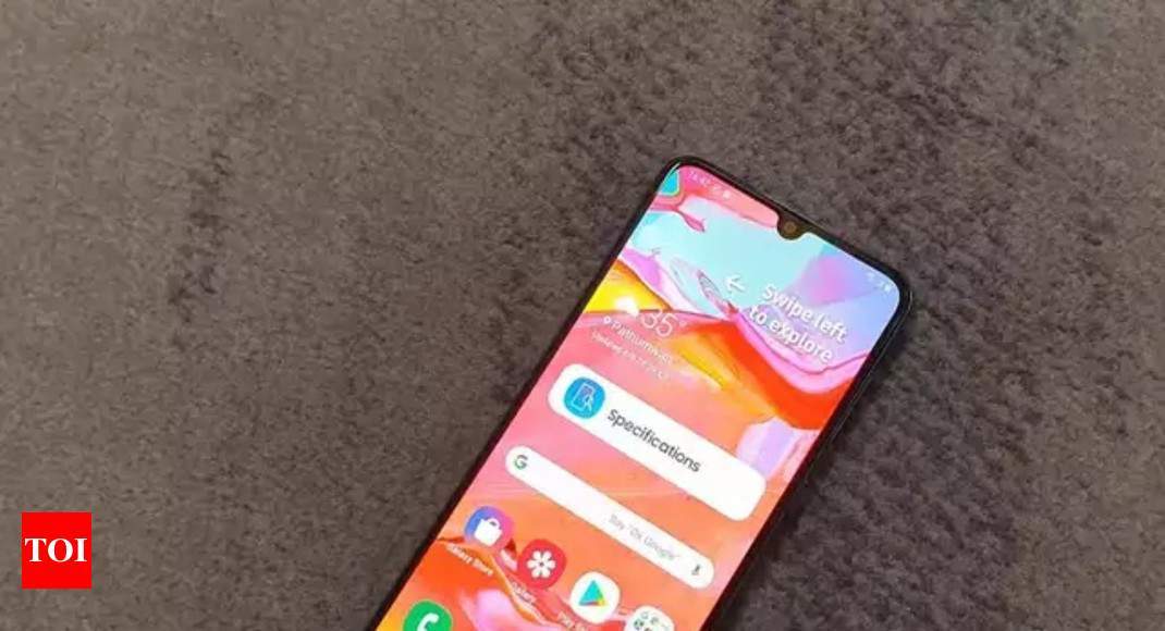 Samsung Galaxy A50 Sma505 Niebieski Smartfon Ceny I Opinie