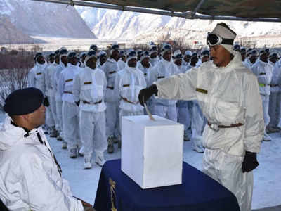 Lok Sabha elections: Army troops in Siachen and along LoC cast their vote
