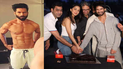 Shahid Kapoor-Kiara Advani celebrate 'Kabir Singh' wrap with cake cutting ceremony