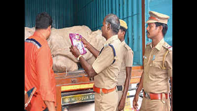 Trichy: Rs 7.5 lakh worth gutka products seized from truck