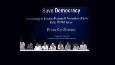 To demand verification of 50% votes by paper trails, Opposition parties to approach Supreme Court again