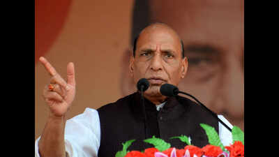 SP, BSP in alliance because they knew Modi storm will blow them away: Rajnath Singh