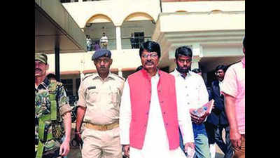 Ex-minister Yogendra Sao surrenders at Ranchi court, sent to jail