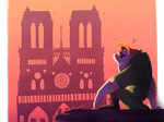 Notre-Dame Cathedral tribute pictures