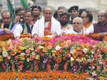 Rajnath Singh holds mega roadshow in Lucknow