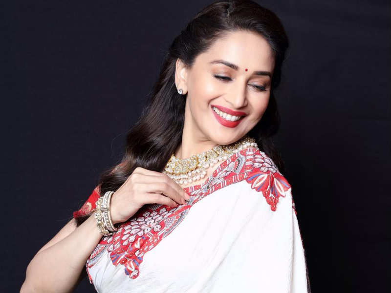 Madhuri Dixit Looks Beyond Beautiful In This Sari Times Of