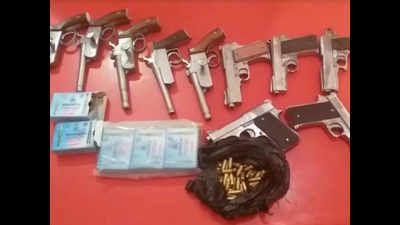 Mathura police arrest two with illegal arms