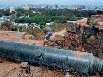 Hyderabad: Left to ruin, these cannons don’t boom