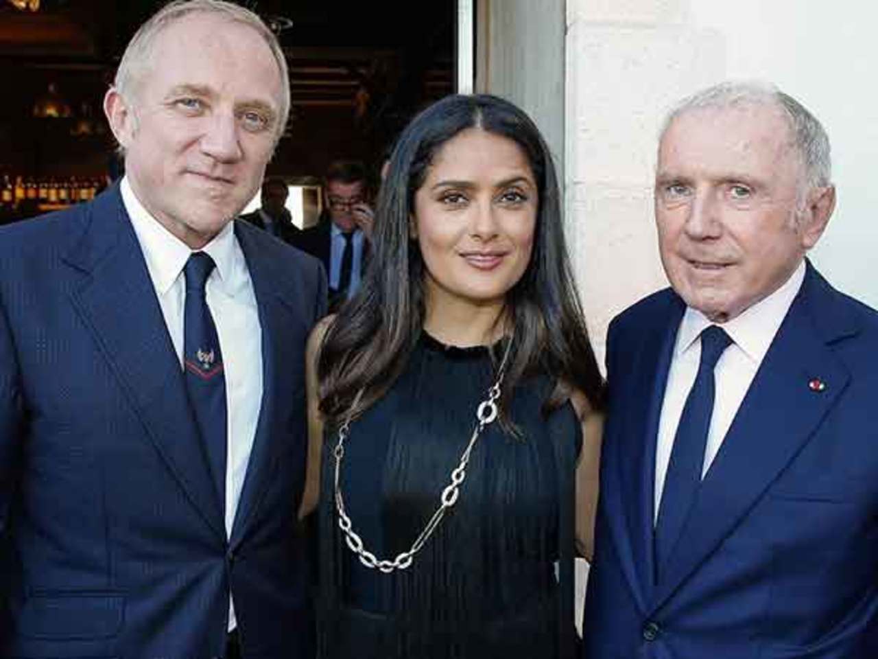 Salma Hayek Pinault mentions husband and father-in-law for their help over  Notre Dame