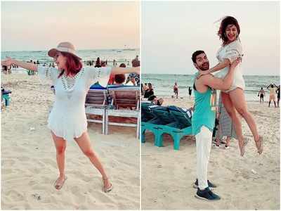 Debina Bonnerjee celebrates her birthday with hubby Gurmeet Choudhary in Goa; shares pictures