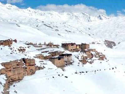 World’s highest polling station Tashigang emerges from snow blanket